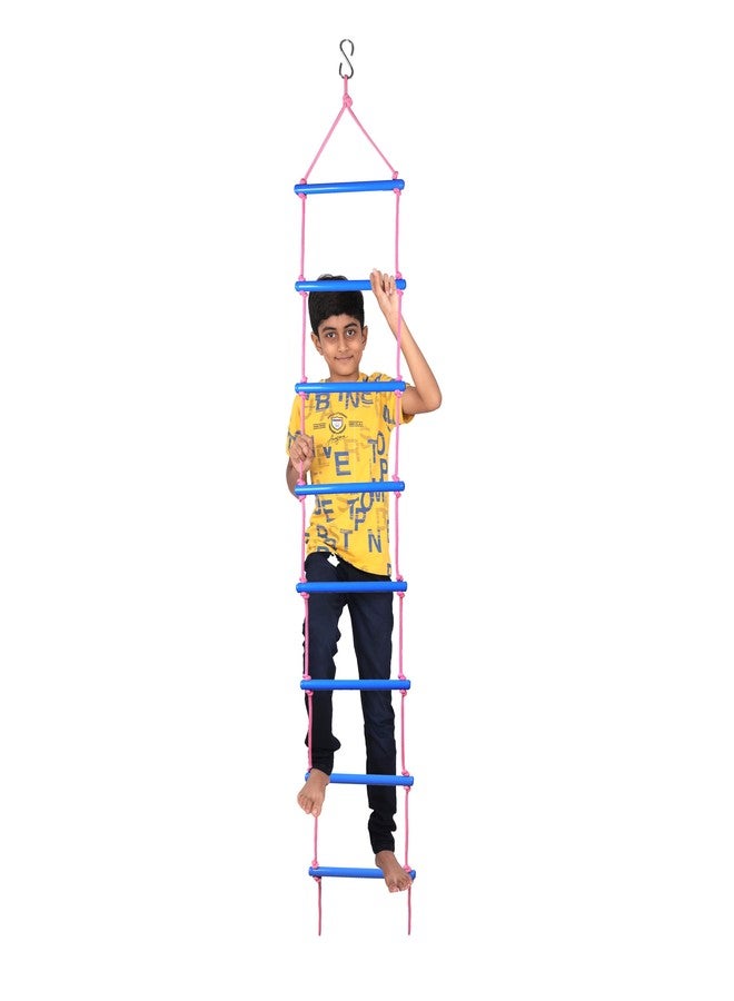 BOFFLE Rope Climbing, Rope Ladder for Kids for Physical Activity, Ninja Obstacle Ladder for Kids, Indoor Outdoor for 3 to 10 Years - Image 3